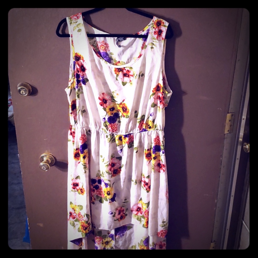High Low Floral Dress